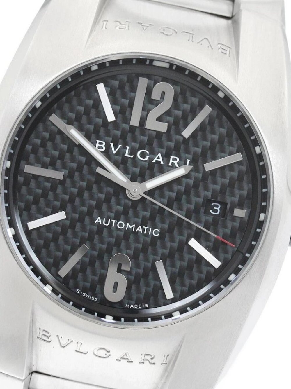 BVLGARI Elgon EG40S Date Black Dial Automatic Men's Watch_951643